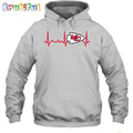 NFL Kansas City Chiefs Heartbeat Hoodie Unisex Football T-Shirt Hoodie