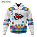 NFL Kansas City Chiefs Hoodie Special Autism Awareness Design 3D Hoodie