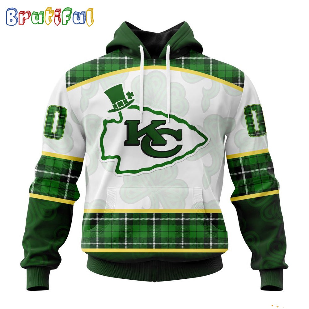 NFL Kansas City Chiefs Hoodie Special Design 3D Hoodie St Patrick Day