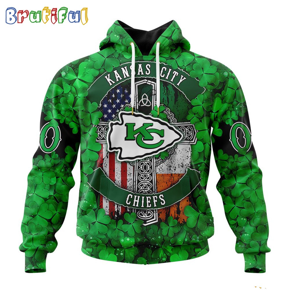 NFL Kansas City Chiefs Hoodie Special Design Hoodie St Patrick Day