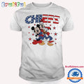 NFL Kansas City Chiefs Mickey America Flag Happy Independence Day 4th Of July T Shirt