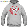 NFL Kansas City Chiefs Nurse Love Hoodie Unisex Football T-Shirt Hoodie