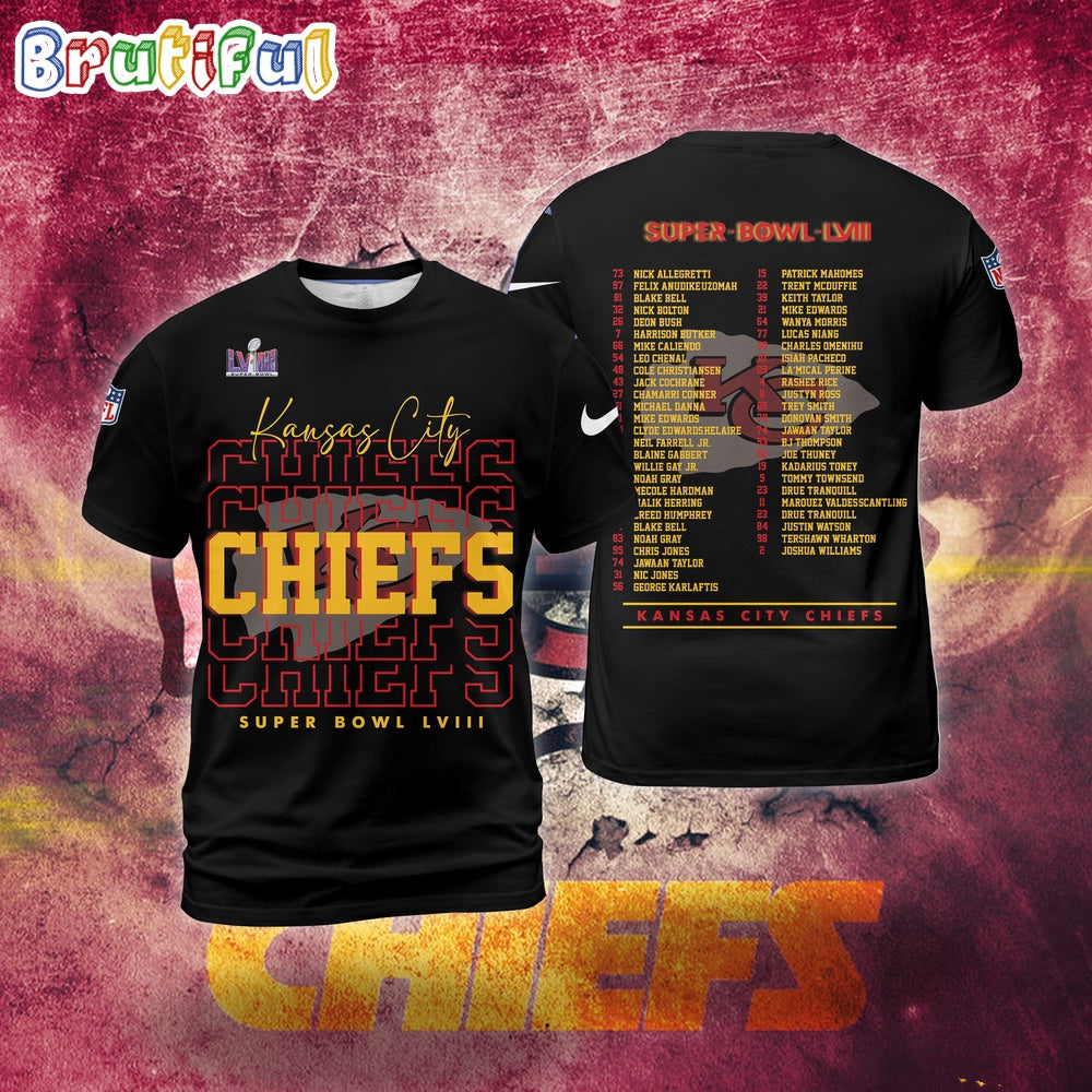 NFL Kansas City Chiefs Super Bowl Champion 3D Shirt