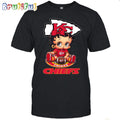 NFL Kansas City Chiefs T-Shirt Betty Boop Football Tshirt