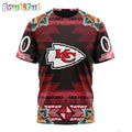 NFL Kansas City Chiefs T-Shirt Special Native Costume Design T-Shirt