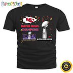 NFL Kansas City Chiefs T Shirt Super Bowl LVIII 2024 Las Vegas Champions Unisex Tshirt