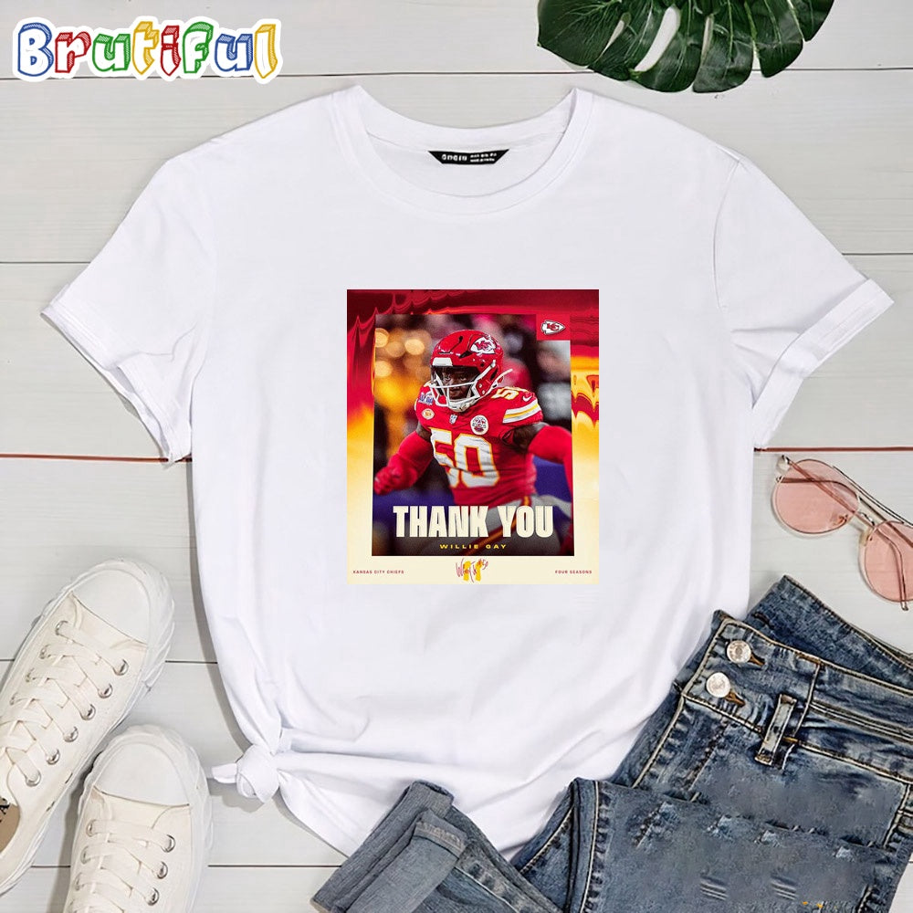 NFL Kansas City Chiefs Thank You For Everything Willie Gay T Shirt