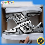 NFL Las Vegas Raiders Air Force 1 Shoes Sneaker Trending For Fans
