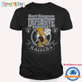 NFL Las Vegas Raiders Bart Simpson Defensive Dude T Shirt