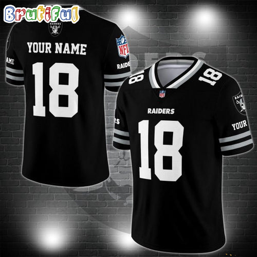 NFL Las Vegas Raiders Logo Team Custom Football Jersey, Football Jersey Shirt