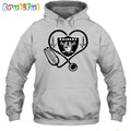 NFL Las Vegas Raiders Nurse Love Hoodie Unisex Football T-Shirt Hoodie