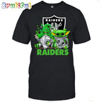 NFL Las Vegas Raiders St Patrick’s Day T-Shirt Special Gomes Baby Yoda St Patricks Day Shirt