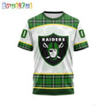 NFL Las Vegas Raiders T-Shirt Special Design For St Patrick Day