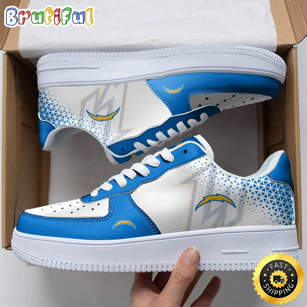 NFL Los Angeles Chargers Air Force 1 Shoes Classic Air Force Kicks