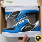 NFL Los Angeles Chargers Air Force 1 Shoes Sleek AF1 Fashion