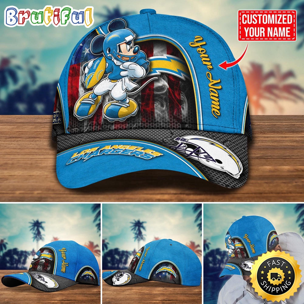 NFL Los Angeles Chargers Baseball Cap Mickey Cap Trending Custom Cap