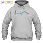NFL Los Angeles Chargers Heartbeat Hoodie Unisex Football T-Shirt Hoodie