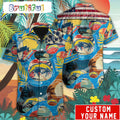 NFL Los Angeles Chargers Retro Hawaiian Shirt Special Vintage Style Hawaiian Button Shirt