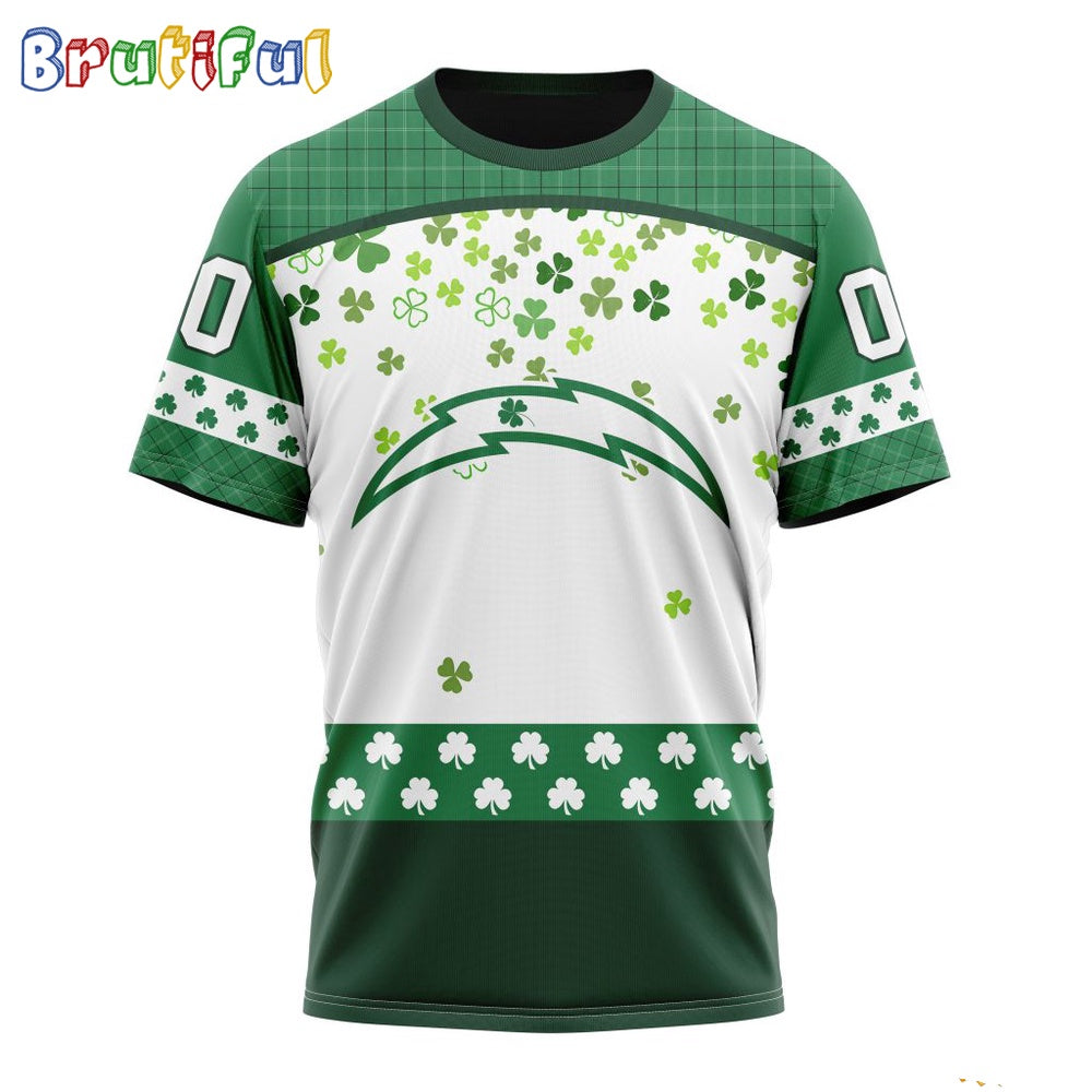 NFL Los Angeles Chargers T-Shirt Special Design T-Shirt St Patrick Day