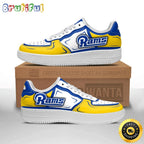 NFL Los Angeles Rams Air Force 1 Shoes Football Sports Sneaker Shoes