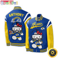 NFL Los Angeles Rams Baseball Jacket Hello Kitty Personalized Baseball Jacket
