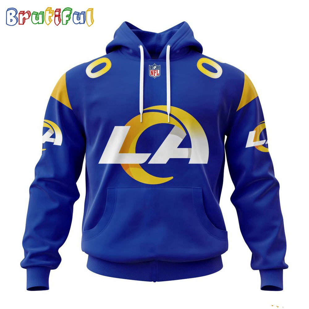 NFL Los Angeles Rams Hoodie 2024 Personalized Name And Number Unisex Hoodie