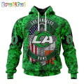 NFL Los Angeles Rams Hoodie Special Design Hoodie St Patrick Day