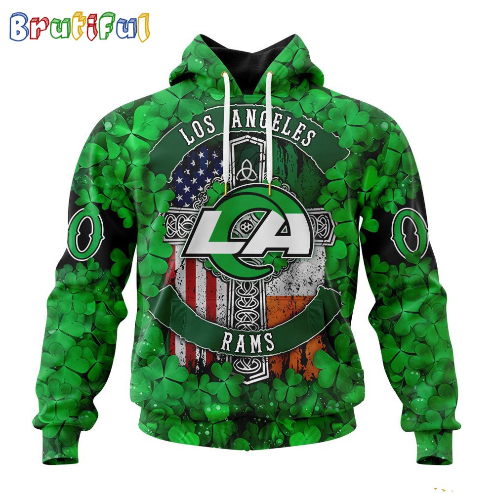 NFL Los Angeles Rams Hoodie Special Design Hoodie St Patrick Day