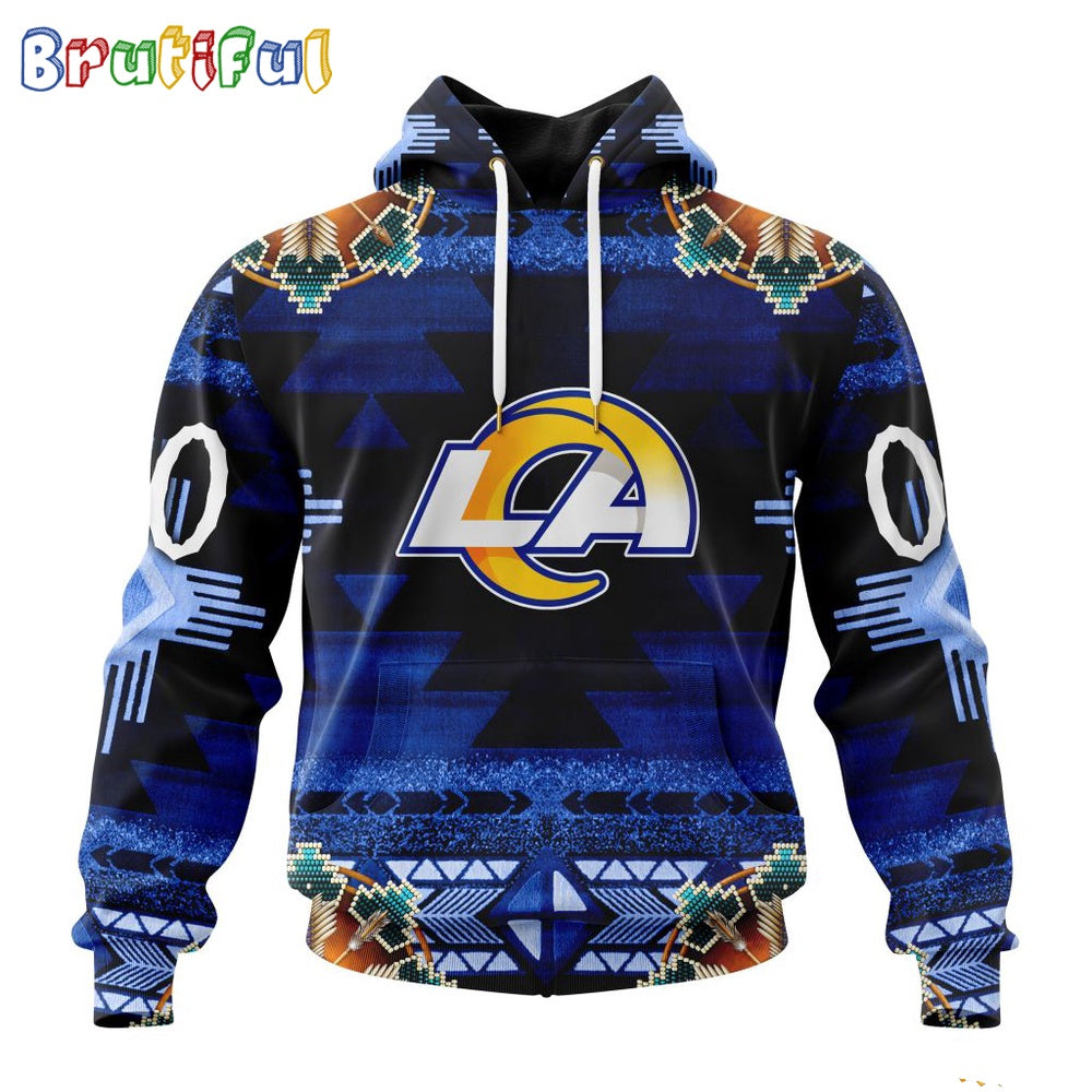 NFL Los Angeles Rams Hoodie Special Native Costume Design Hoodie