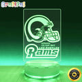 NFL Los Angeles Rams Night Light Helmet Logo Sports LED Light