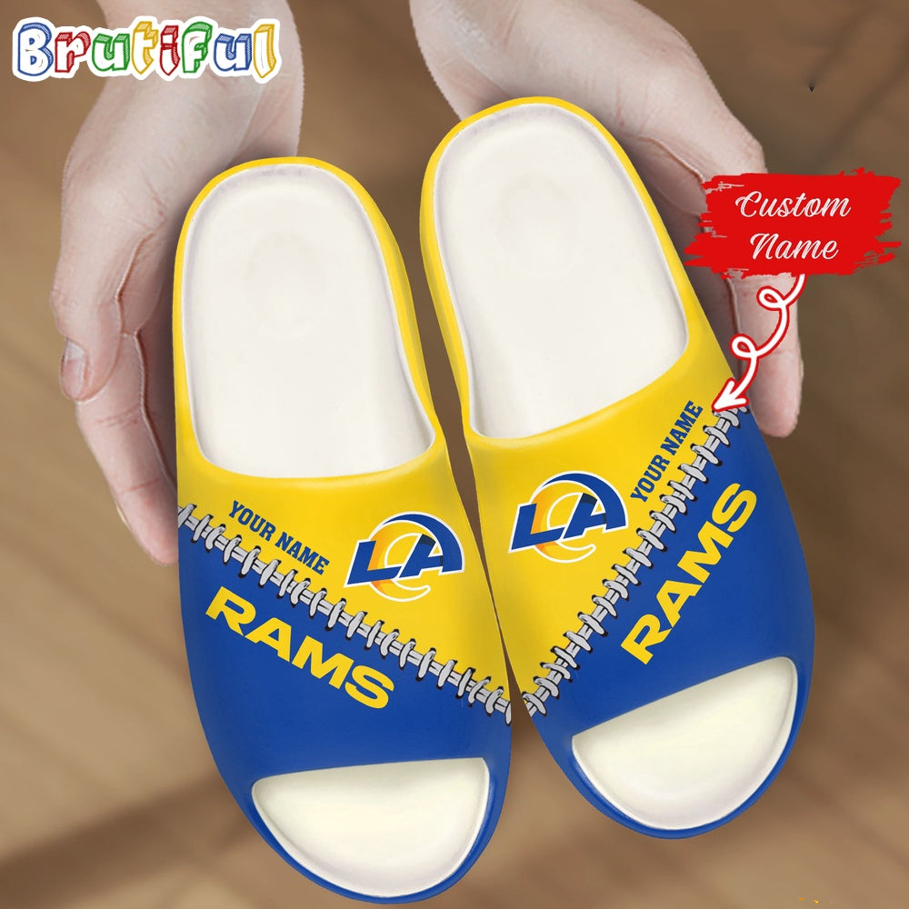NFL Los Angeles Rams Slippers Football Comfortable Slippers