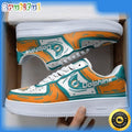 NFL Miami Dolphins Air Force 1 Shoes Sneaker Trending For Fans