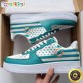 NFL Miami Dolphins Air Force 1 Shoes Urban Streetwear Shoes