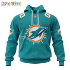 NFL Miami Dolphins Hoodie 2024 Personalized Name And Number Unisex Hoodie
