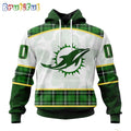 NFL Miami Dolphins Hoodie Special Design 3D Hoodie St Patrick Day