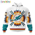 NFL Miami Dolphins Hoodie Special Design With Native Pattern