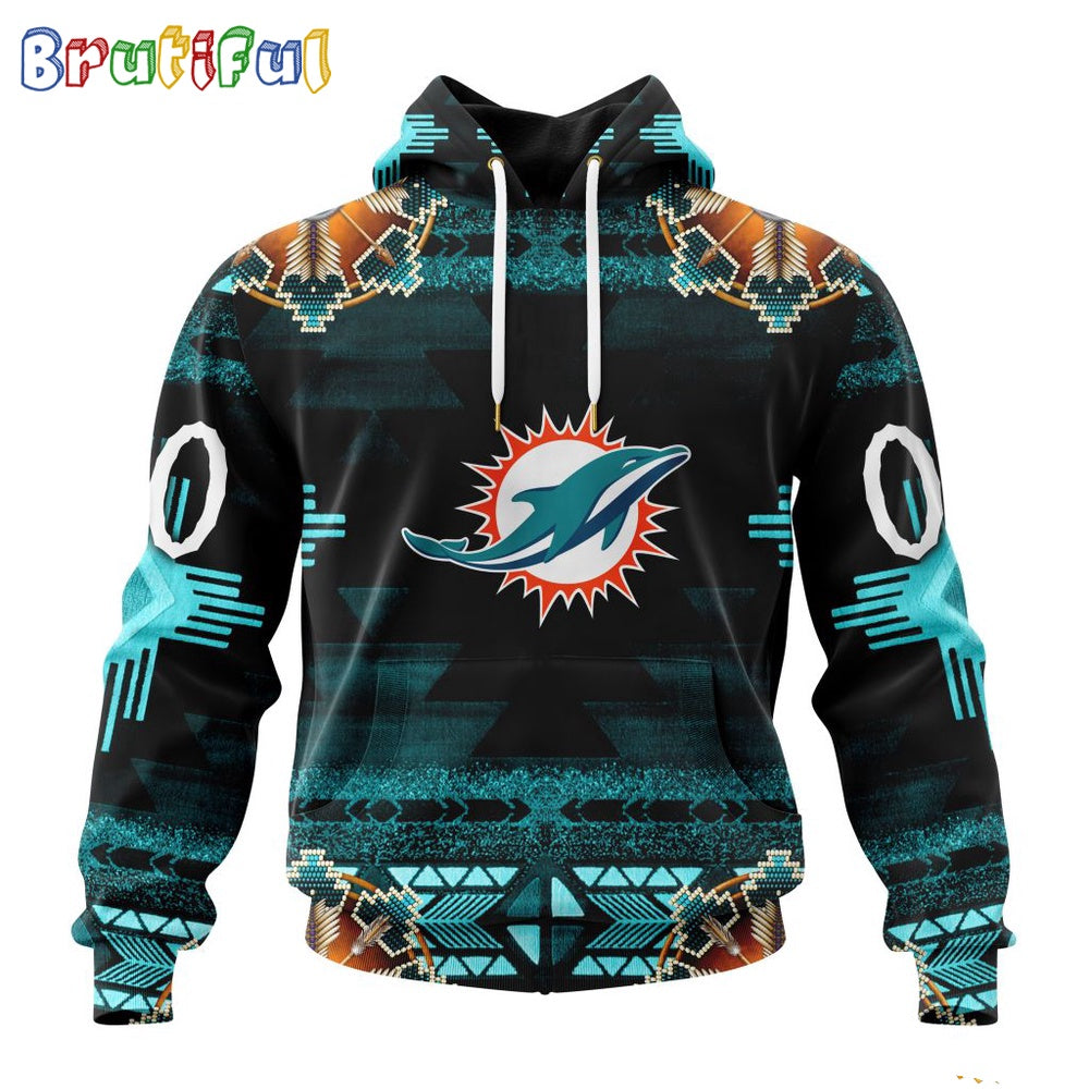 NFL Miami Dolphins Hoodie Special Native Costume Design Hoodie