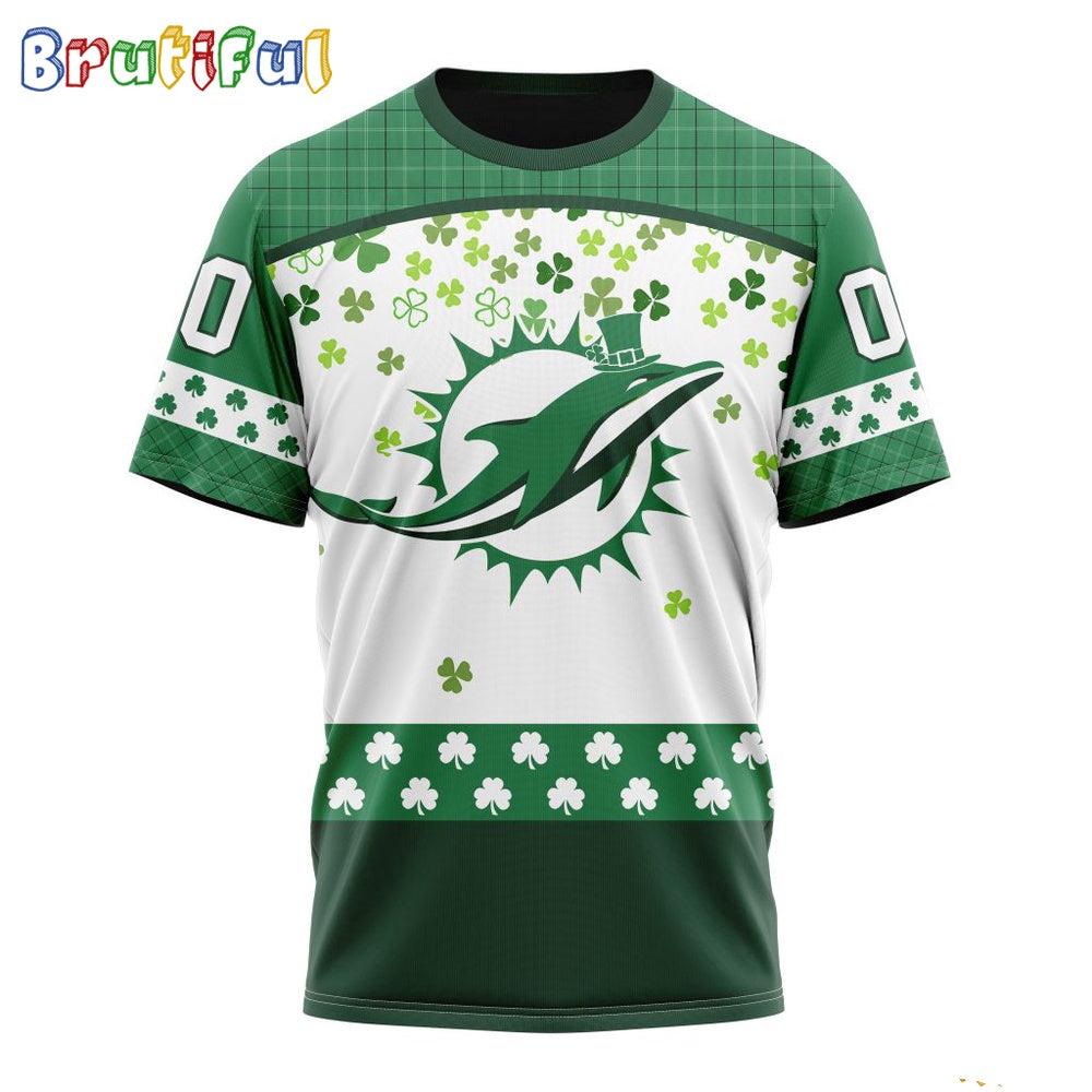 NFL Miami Dolphins T-Shirt Special Design T-Shirt St Patrick Day