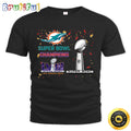 NFL Miami Dolphins T Shirt Super Bowl LVIII 2024 Las Vegas Champions Unisex Tshirt