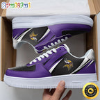 NFL Minnesota Vikings Air Force 1 Shoes Sleek AF1 Fashion