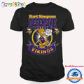 NFL Minnesota Vikings Bart Simpson Defensive Dude T Shirt