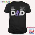 NFL Minnesota Vikings Dad A Son’s First Hero Daughter’s First Love T Shirt