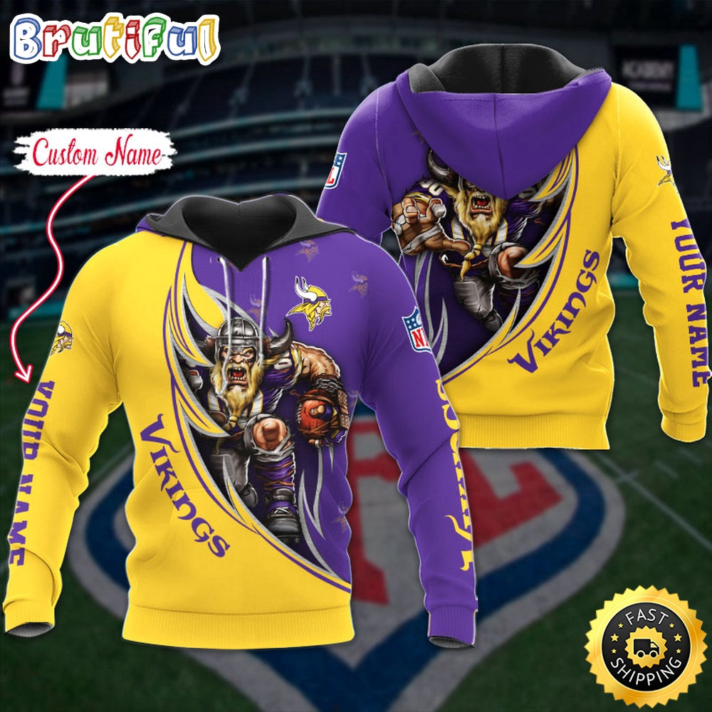 NFL Minnesota Vikings Hoodie Damn Right Sport Hoodie