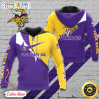 NFL Minnesota Vikings Hoodie Just Hate US Sport Hoodie