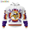 NFL Minnesota Vikings Hoodie Special Design With Native Pattern