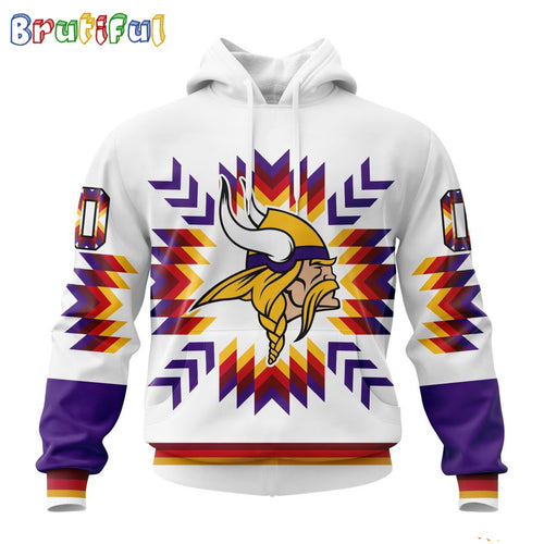 NFL Minnesota Vikings Hoodie Special Design With Native Pattern