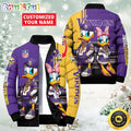 NFL Minnesota Vikings Puffer Jacket Donald Duck Custom Jacket