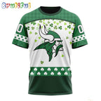 NFL Minnesota Vikings T-Shirt Special Design T-Shirt St Patrick Day
