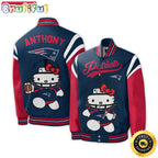 NFL New England Patriots Baseball Jacket Hello Kitty Personalized Baseball Jacket