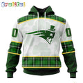 NFL New England Patriots Hoodie Special Design 3D Hoodie St Patrick Day
